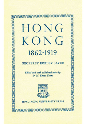 Hong Kong 1862–1919